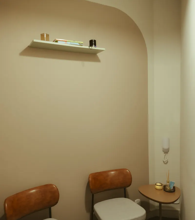 Sala de espera do consultório